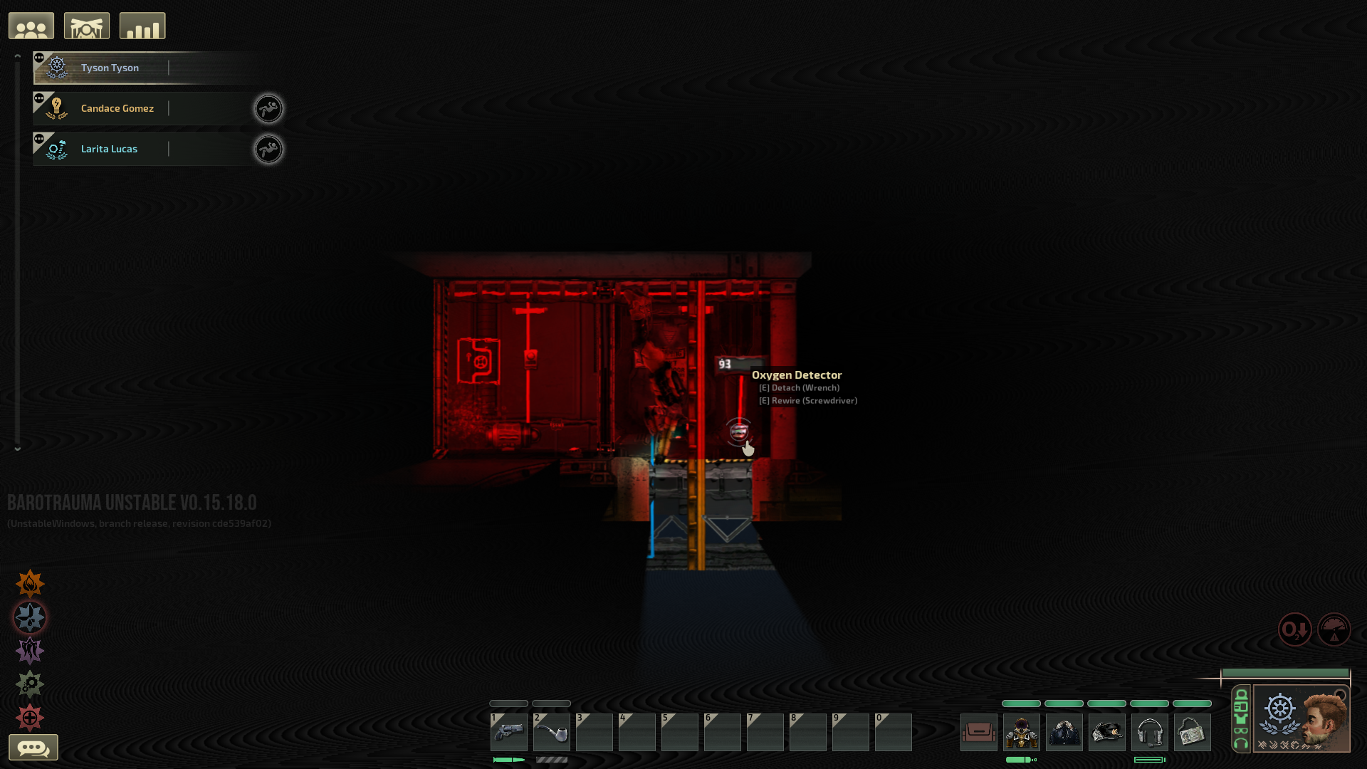 Unstable Suffocating in PUCS inside flooded rooms if room oxygen >=50