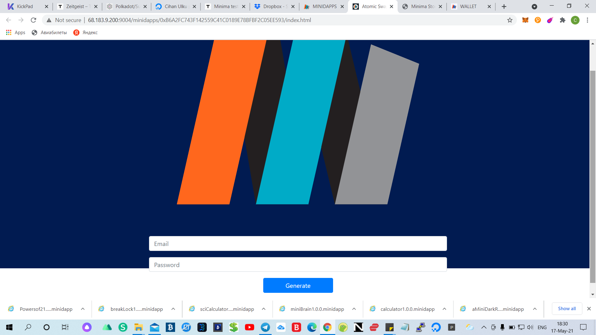 Reporting of bug · Issue #226 · minima-global/Minima · GitHub